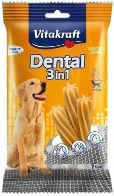 Vitakraft Dental 3in1 Small przysmak dentystyczny dla psa powyżej 10kg 180g