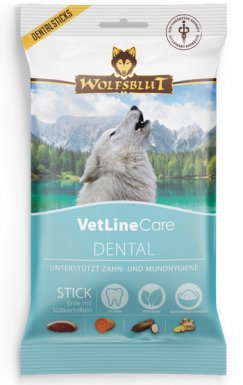 Wolfsblut Dog VetLine Stick Dental Funkcjonalna przekąska wspiera higienę jamy ustnej 180g