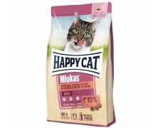 Happy Cat Minkas Sterilised Lachs karma sucha dla dorosłych kotów po sterylizacji z łosośiem 