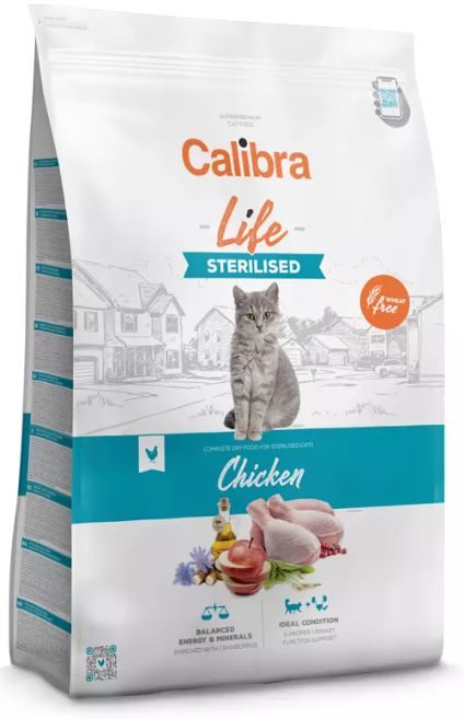 Calibra Cat Life Sterilised Chicken sterylizowane koty kurczak bez pszenicy