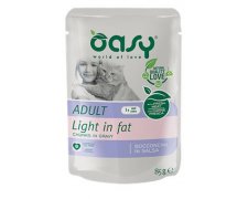 Oasy Lifestage Adult Light Kawałki w sosie saszetka 85g