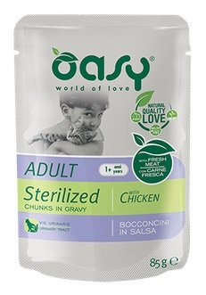 Oasy Lifestage Sterilised Kawałki w sosie saszetka 85g