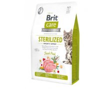 Brit Care Cat Grain-Free Sterilized Immunity Support hypoallergiczna karma dla dorosłych sterylizowanych kotów z wieprzowiną