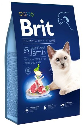 Brit Premium By Nature Cat Sterilized Lamb karma dla kotów sterylizowanych z jagnięciną