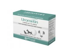Biowet Urometin kapsułki dla kotów i psów małych ras wspomagające funkcjonowanie układu moczowego 40szt 
