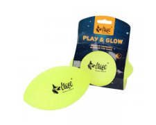 Dingo zabawka Vinyl pilka rugby fluorescencyjna 8x14cm 