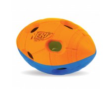 Nerf Świecąca piłka footballowa led mała niebiesko-pomarańczowa