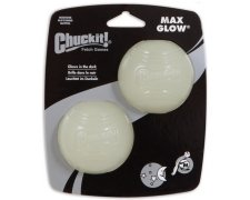 Chuckit! Max Glow Ball Medium 2pak świeci w ciemności 6,5cm