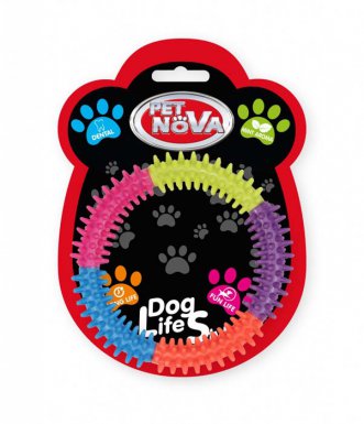 Pet Nova TPR colourring XL ring kolorowy 15cm