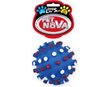 Pet Nova Vin Dentball M blue piłka z kolcami niebieska 8,5cm