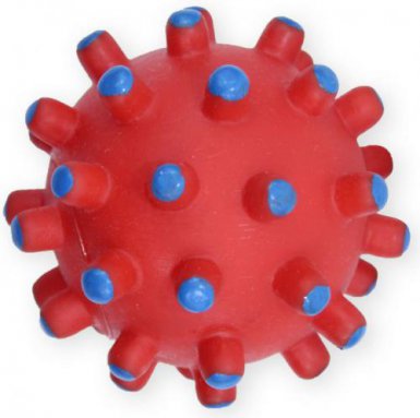 Pet Nova Vin Dentball Red piłka z kolcami czerwona L 11cm 