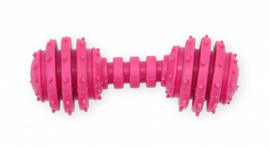 Pet Nova TPR dumbbell hantel z gumy TPR 12cm