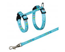 Trixie Szelki ze smyczą dla kociąt z motywem 21-33 cm / 8 mm