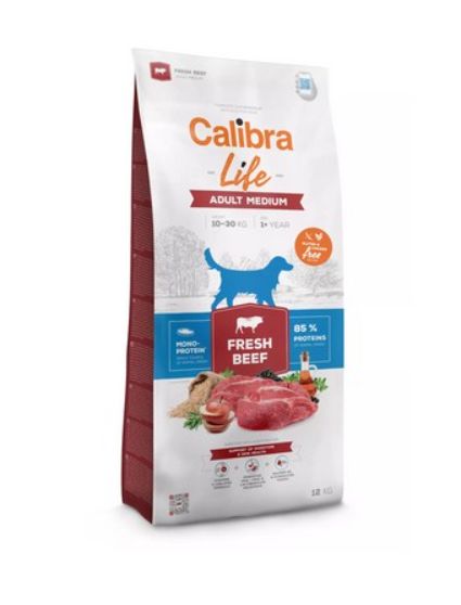 Calibra Dog Life Fresh Adult Medium Beef karma dla dorosłych psów z wołowiną