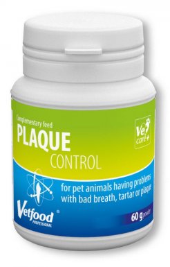 Vetfood Plaque Control - proszek 60g - przeciwdziała powstawaniu kamienia nazębnego u psów i kotów