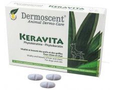 Dermoscent Keravita wzmacnia skórę, włosy i pazury dla psa i kota 30tabl. 