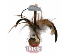Trixie Squieky- piłka z piórkami do zabawy dla kota