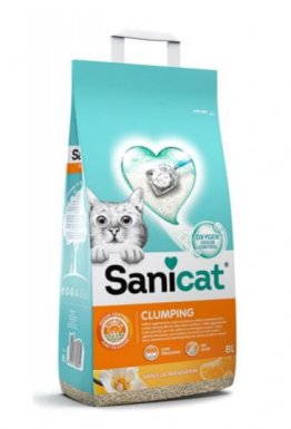 Sanicat Clumping żwirek wanilia i mandarynka 8L