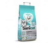 Sanicat Clumping White Cotton Fresh żwirek dla kotów bentonitowy 20L