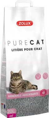 Zolux Purecat perfumowany mineralny pochłaniający żwirek dla kotów 20L