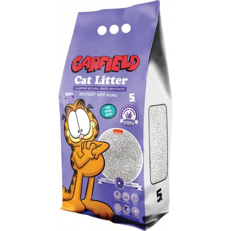 Garfield żwirek bentonitowy o zapachu lawendy dla kota 