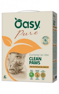 Oasy Mineral Pure Clean Paws wirek klasy super premium z bentonitem dla kotów