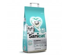 Sanicat Clumping White żwirek dla kotów bentonitowy bezzapachowy zbrylający 10L