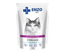 Enzo Vet Sterilised dla kotów po sterylizacji karma z cielęciną w sosie dla kota 100g