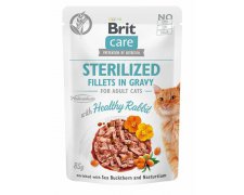 Brit Care FG Sterilized saszetka z królikiem dla kotów po zabiegu kastracji czy sterylizacji 85g