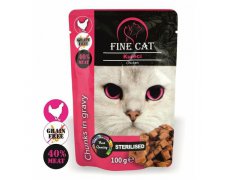 Fine Cat Grain Free Sterilised Chicken karma dla sterylizowanych kotów z kurczakiem 100g