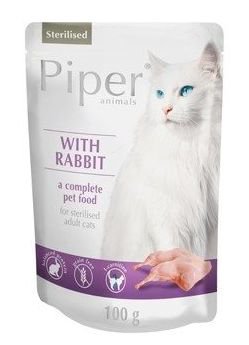 Piper Cat Adult Sterilized saszetka dla kotów 100g