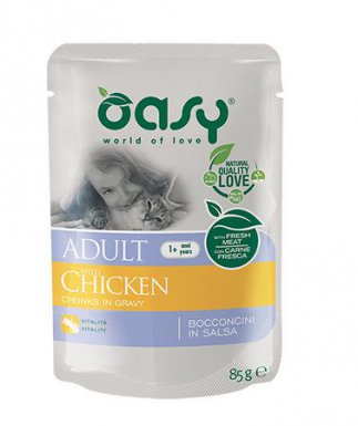Oasy Lifestage Adult Kawałki w sosie saszetka 85g