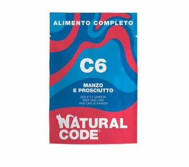 Natural Code monobiałkowa saszetka dla kota 70g