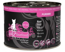 Catz Finefood Purrrr N.119 monobiałkowa karma z 70% wołowiny w bulionie dla kota