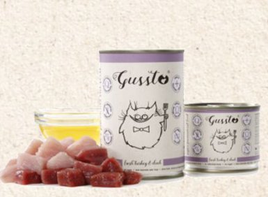 Gussto Super Premium Fresh świeża kaczka z indykiem monobiałkowa, holistyczna, lekkostrawna karma dla kota
