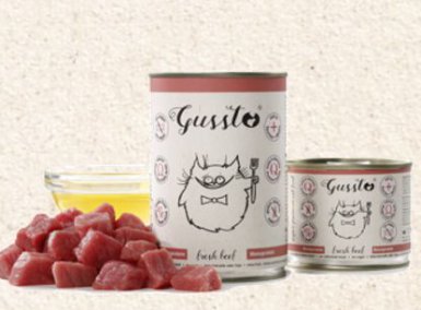 Gussto Super Premium Fresh Beef świeża wołowina monobiałkowa, holistyczna, lekkostrawna karma dla kota