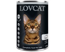 Lovcat Pure Lamb mięsna karma dla kota z jagnięciną puszka 400g