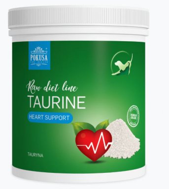 Pokusa RawDietLine Tauryna wspomagająca prace serca dla psów i kotów 