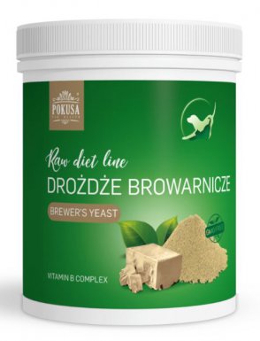 Pokusa RawDietLine Drożdże Browarnicze na odporność i sierść dla psów i kotów