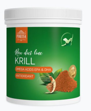 Pokusa RawDietLine Kryl Arktyczny bogate źródło kwasów tłuszczowych