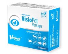 VetFood VisioPet VetCaps prawidłowe funkcjonowanie narządu wzroku 30 capsules