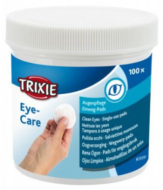 Trixie Eye Care czyste oczy płatki do czyszczenia oczu 50 sztuk