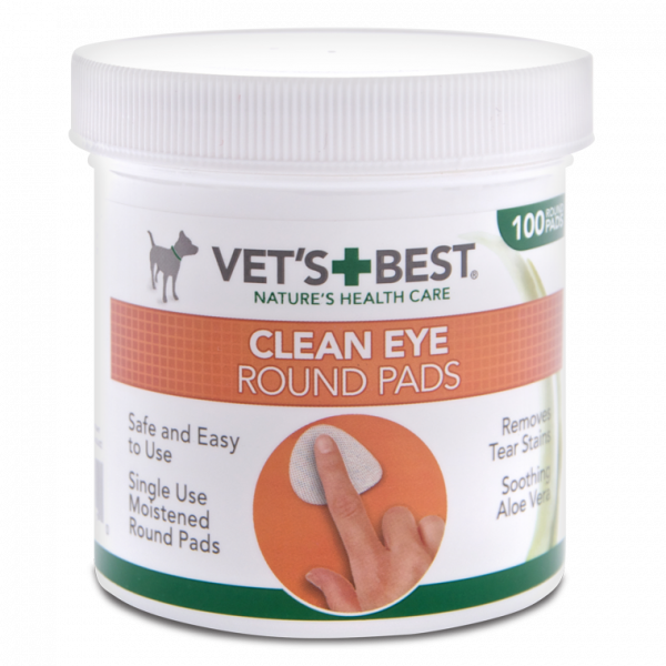 Vet's Best Eye Round Pads czyściki do oczu na palec 100 sztuk 