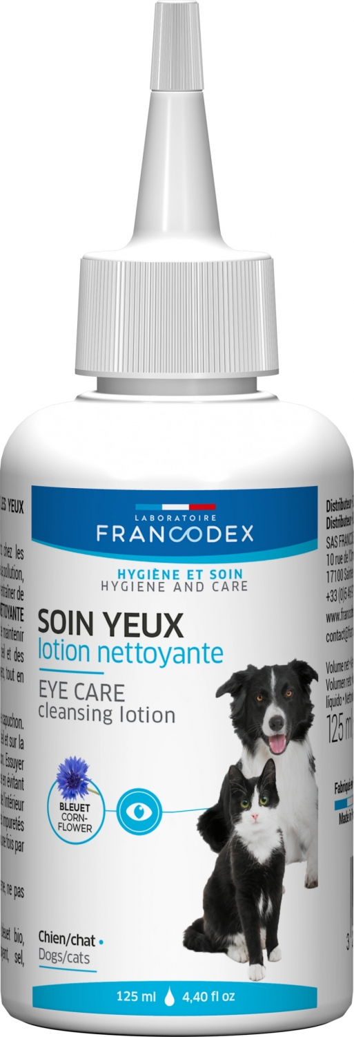 Francodex Płyn do przemywania oczu dla psów i kotów 125 ml 
