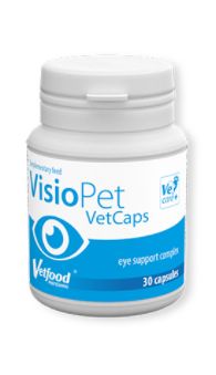 VetFood VisioPet VetCaps prawidłowe funkcjonowanie narządu wzroku 30 capsules