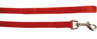 Zolux smycz taśmowa Cushion 1,2m/15mm czerwona