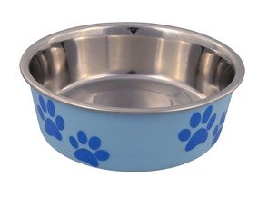 Trixie Miska metalowa z plastikową powłoką w łapki 450ml