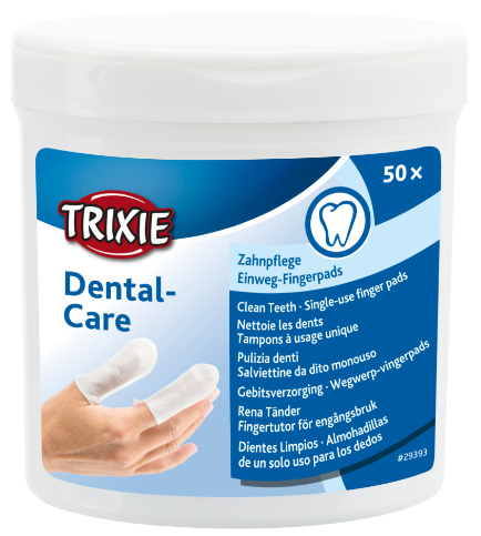 Trixie Dental Care czyste zęby płatki do czyszczenia zębów 50 sztuk
