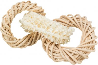 Trixie naturalna zabawka z trukwy dla kawii domowych i królików śr.13 cm