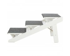 Trixie Schody / rampa dla psa czy kota białe z MDF obite wykładziną 44x46x106cm